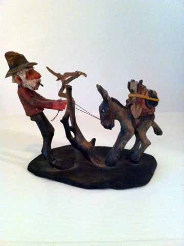 Prospector and Stubborn Burro