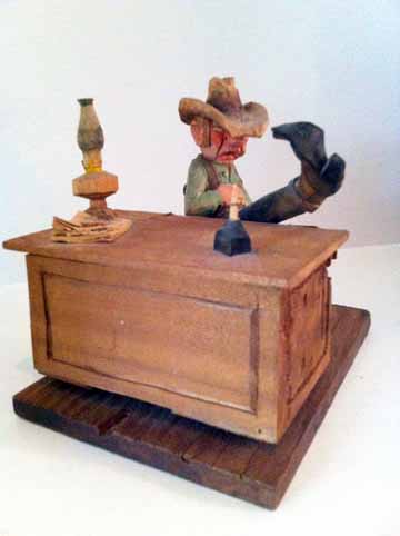 Sheriff at Desk Sleeping